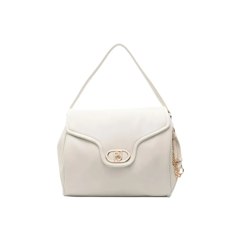 LIU·JO Polyurethane Handbag, Shoulder Bag Women's Beige-0