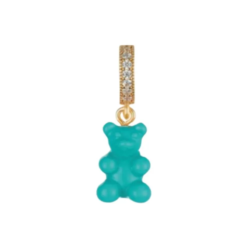Crystal Haze Brass Charms / Pendants Unisex Blue-0