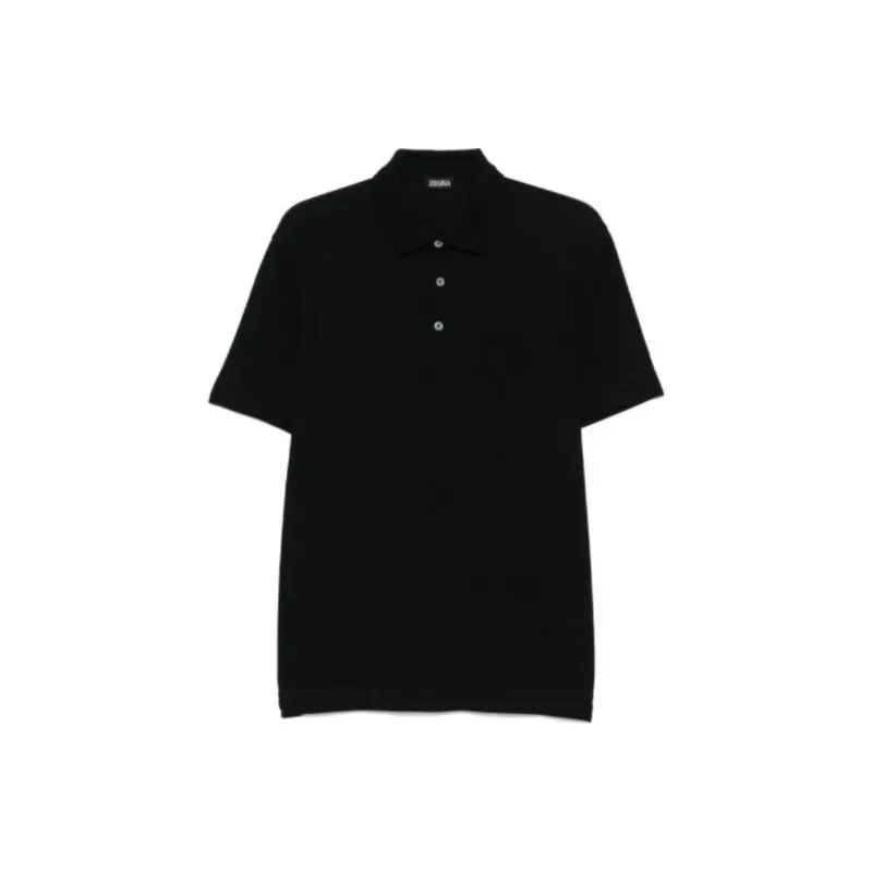 Ermenegildo Zegna Short Sleeves Pocket Detailed Polo Shirt-0