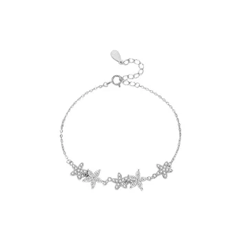 Heart Grass S925 Silver Bracelets Women's