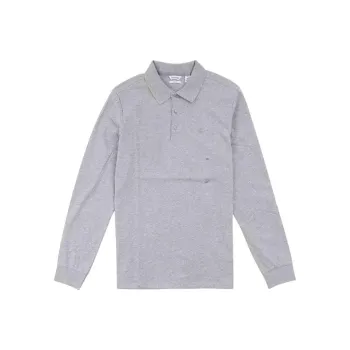 CALVIN KLEIN Polo Shirt Men's Light Gray
