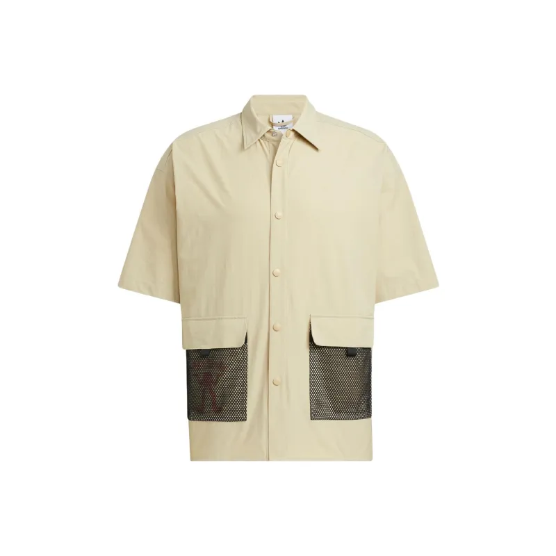 Adidas Originals Shirts Men Beige-0