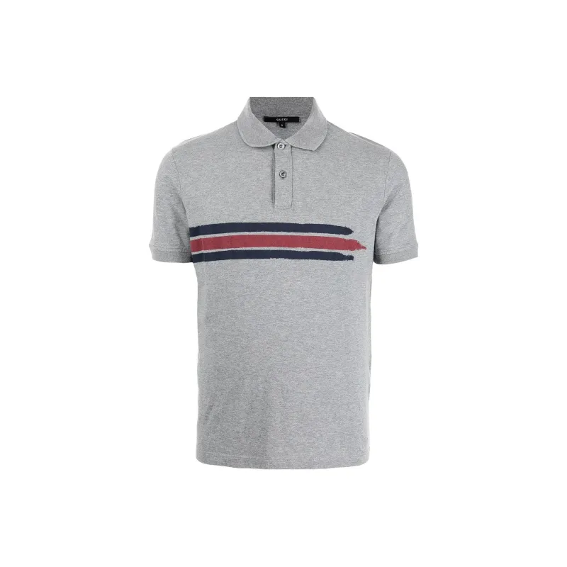 GUCCI Polo Shirts Men Gray-0
