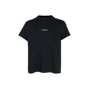 Maison Margiela Logo Printed Crewneck T Shirt