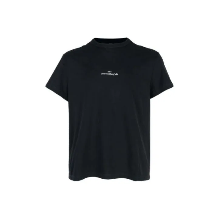 Maison Margiela Logo Printed Crewneck T Shirt-0