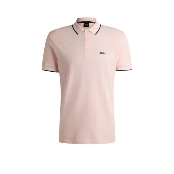 HUGO BOSS Polo Shirt Men's Light Pink