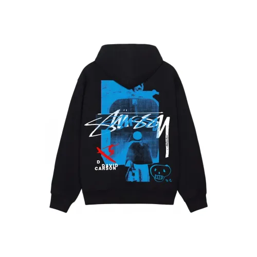 Stussy David Carson Vespa Hoodie Black