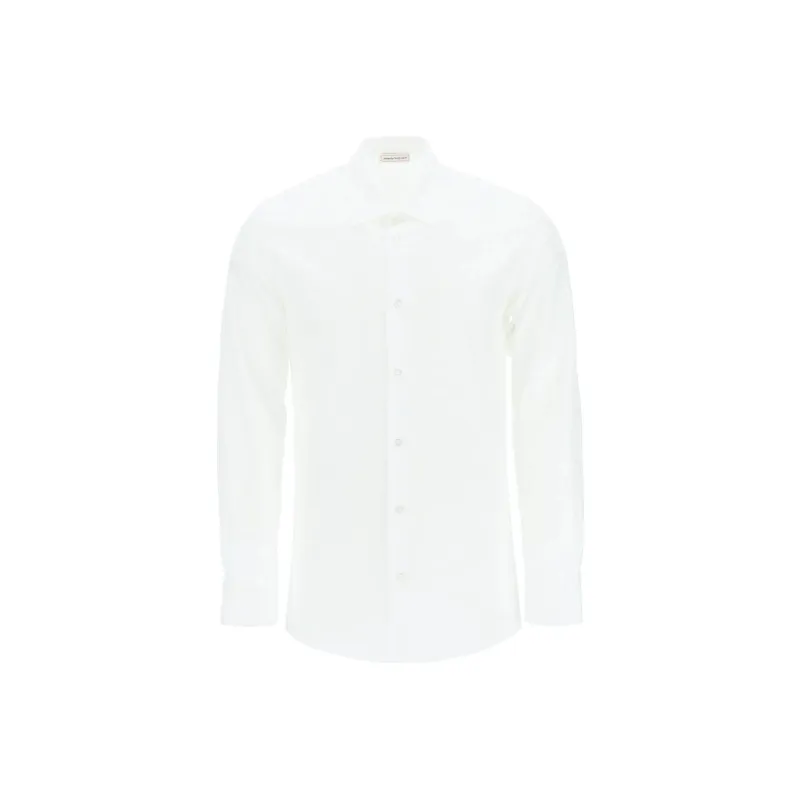 Alexander McQueen Collared Button Up Shirt-0