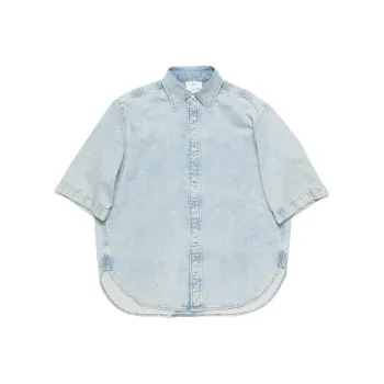 Acne Studios Buttoned Short Sleeved Denim Shirt