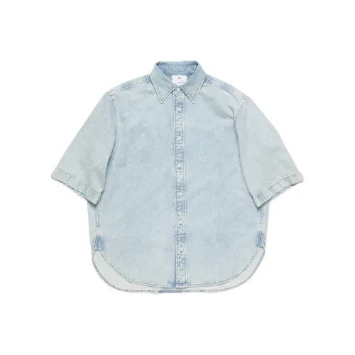 Acne Studios Buttoned Short Sleeved Denim Shirt