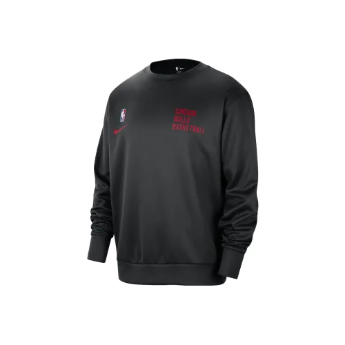 Nike Chicago Bulls Spotlight Men's Nike Dri FIT Nba Crew Neck Sweatshirt