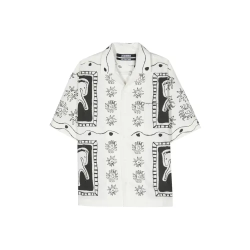 Jacquemus Jean Short Sleeve Horse Shirt