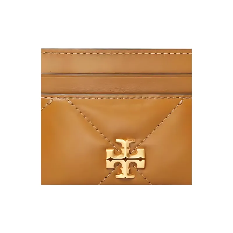 TORY BURCH Leather Card Holder Regular Women's Camel Brown-2