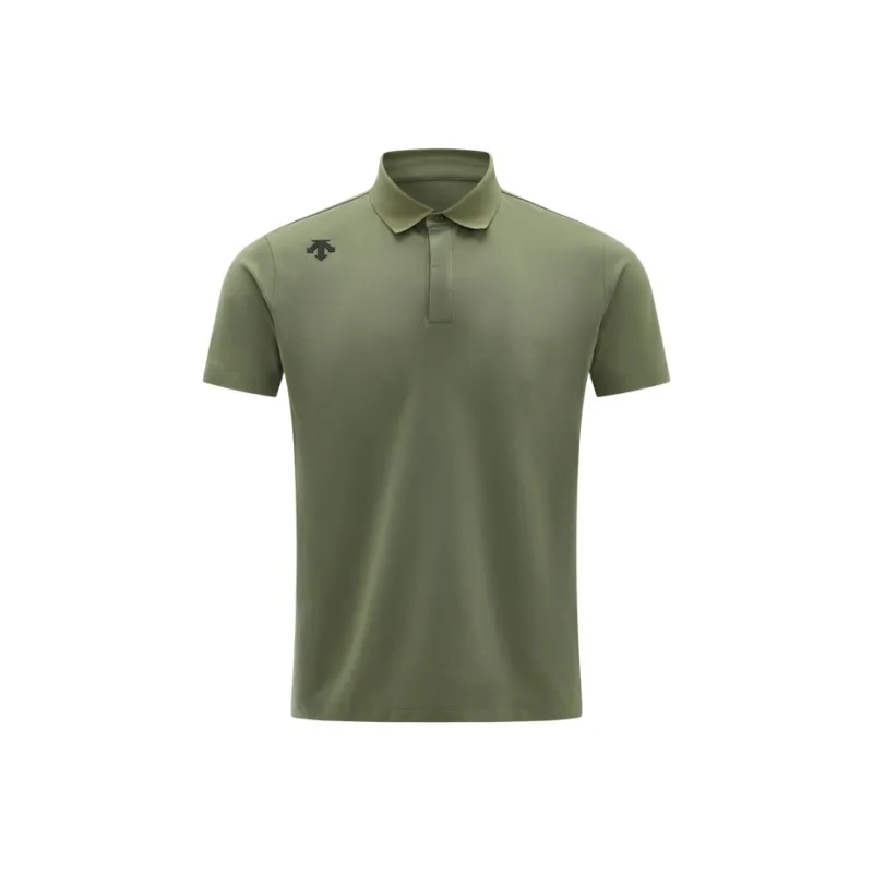 DESCENTE TRAINING Collection TOUGH Collection Polo Shirt Men's-0