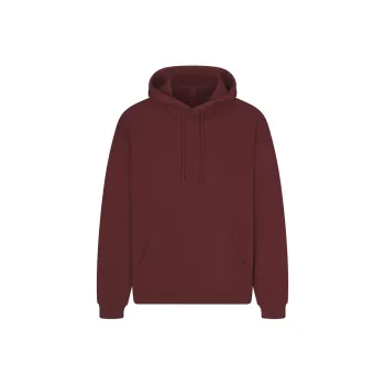 SKIMS TERRY MENS RELAXED HOODIE Sweatshirt Men's OXBLOOD/Fuchsia