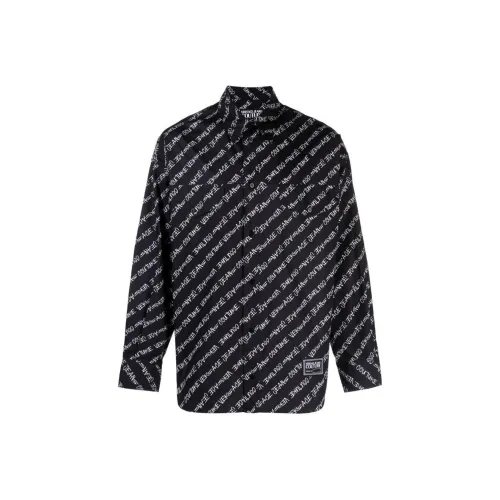 VERSACE Shirts Men Black