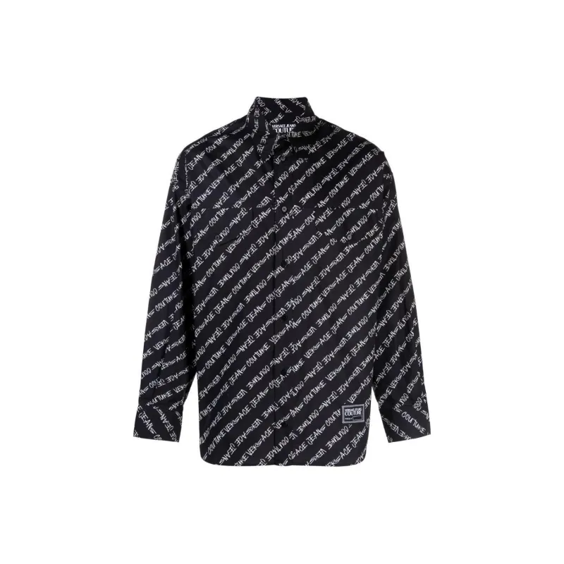 VERSACE Shirts Men Black-0
