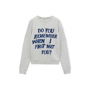 LOEWE SS24 Sweatshirt Unisex Gray