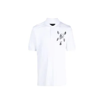 PHILIPP PLEIN Short Sleeve Polo Shirt