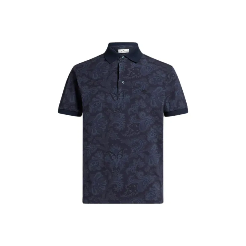 ETRO Graphic Printed Polo Shirt-0