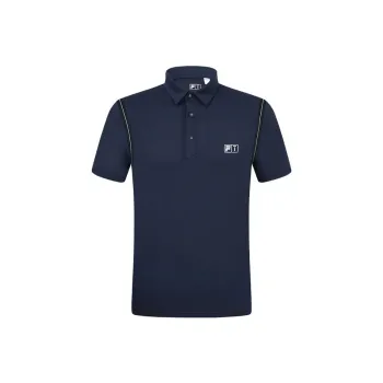 FILA Polo Shirts Men Tide Blue