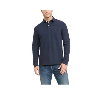 Tommy Hilfiger Polo Shirt Men's Navy Blue