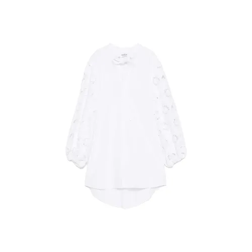 Dondup SS25 Long Sleeved Dress Women's White
