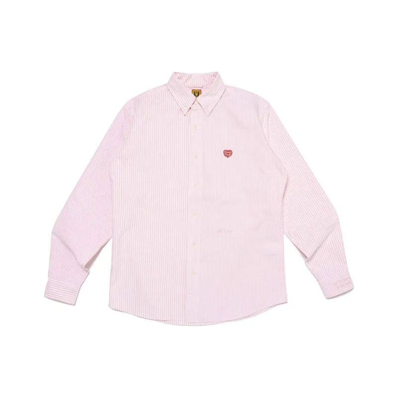 HUMAN MADE Logo-appliqué Striped Shirt-2