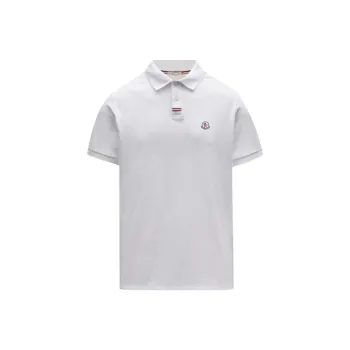 Moncler Polo Shirts Men White