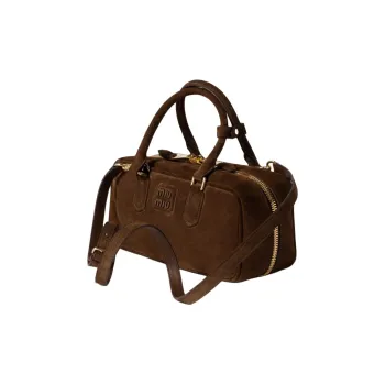 MIU MIU Arcadie Series Calfskin Shoulder Bag, Crossbody Bag, Handbag Women's Cocoa Brown