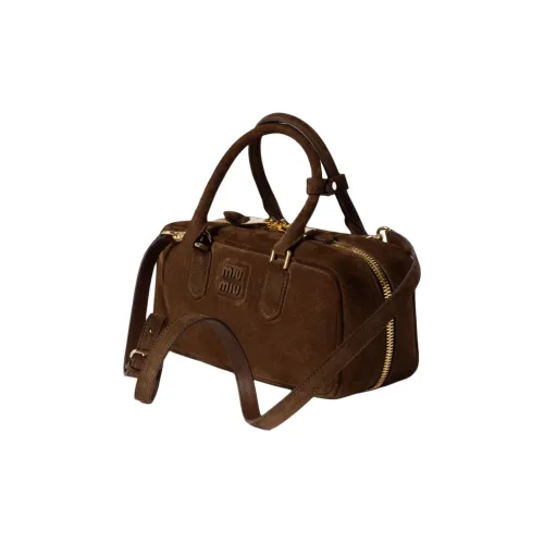 MIU MIU Arcadie Series Calfskin Shoulder Bag, Crossbody Bag, Handbag Women's Cocoa Brown