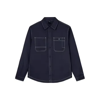 CHAOJIANTA Shirt Men's Ink Stone Gray