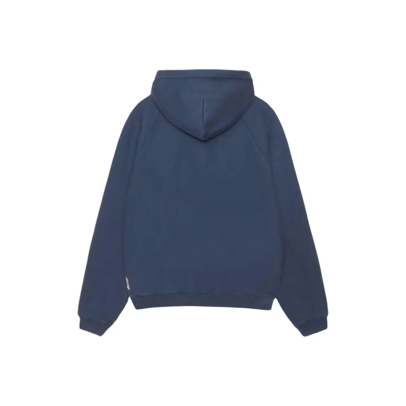 Stussy Fleece Raglan Zip Hoodie-1