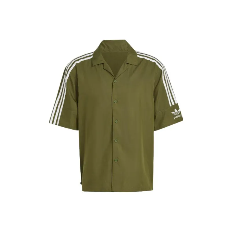 Adidas Shirts Men Olive Green-0