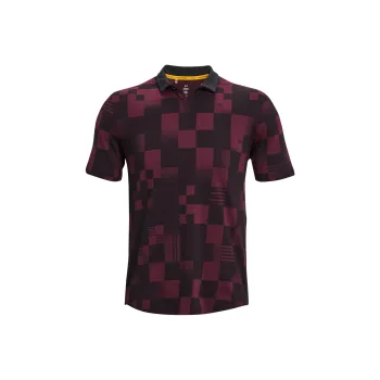 Under Armour Polo Shirts Men Burgundy