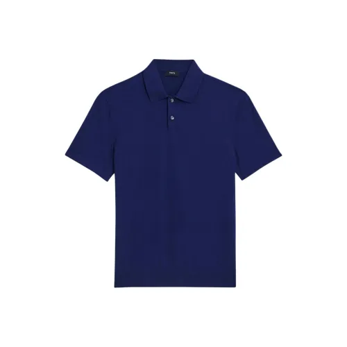 THEORY Polo Shirt Men's Dark Blue