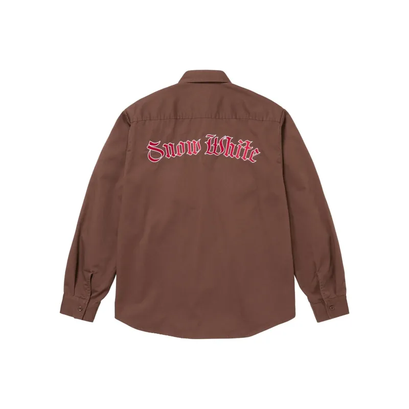 Supreme Snow White Work Shirt-2