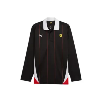 PUMA Polo De Manga Larga Scuderia Ferrari Race Para Hombre