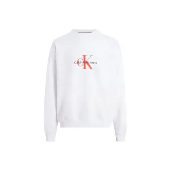 CALVIN KLEIN Sweatshirt Europe Version Men's White