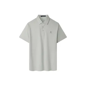HLA Polo Shirts Men Light Aqua Green J2
