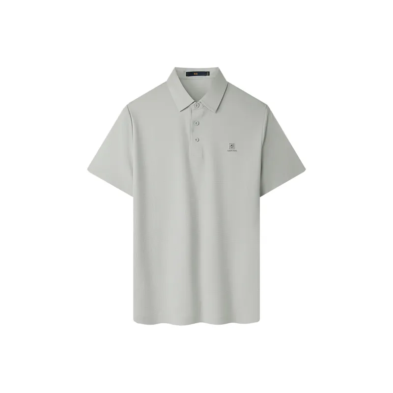 HLA Polo Shirts Men Light Aqua Green J2-0