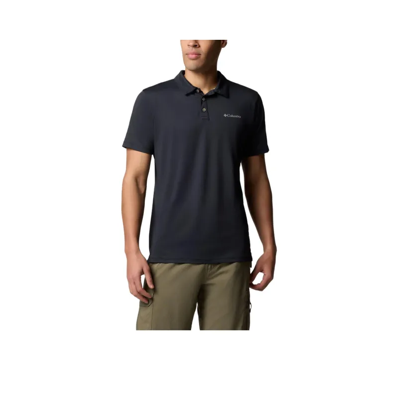 Columbia Tech Trail Polo Shirt Men's Black-0