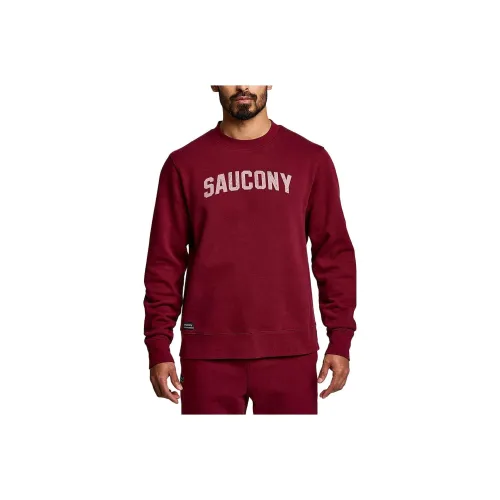 Saucony Sweatshirts Unisex Red