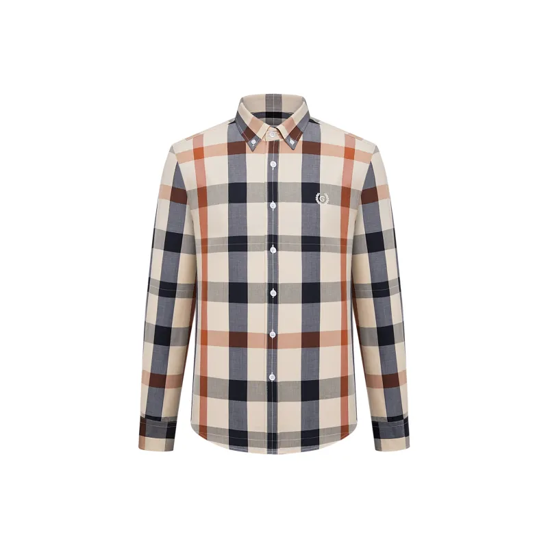 GY Goldlion Shirt Men's Medium Yellow-0
