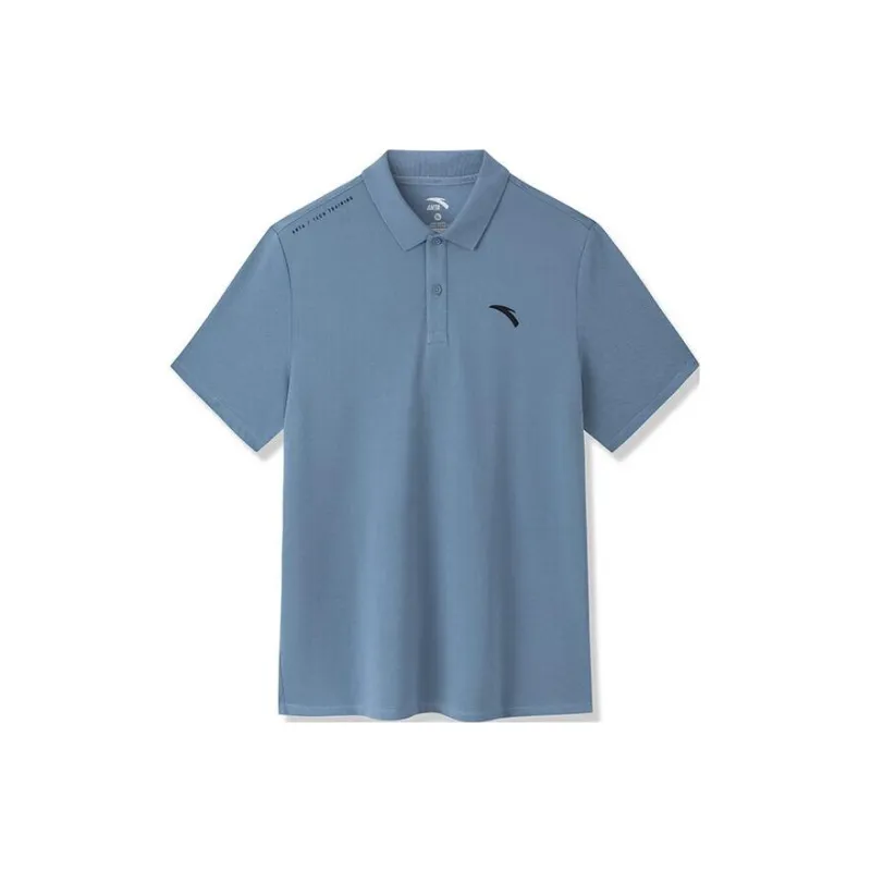 Anta Variety Training Collection Polo Shirt Men's Blue-0