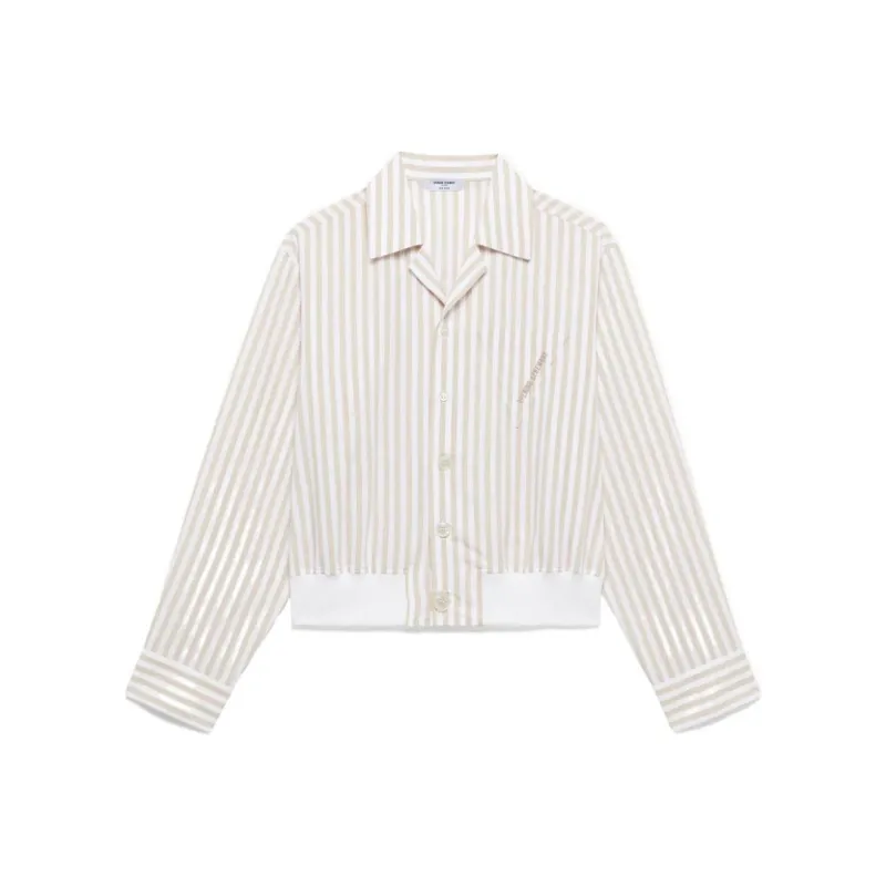 Opening Ceremony Shirts Men Beige Yellow-0