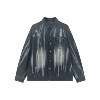 Bosieagender Shirt Unisex Vintage Blue