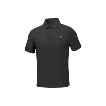 Skechers Polo Shirt Men's Carbon Black