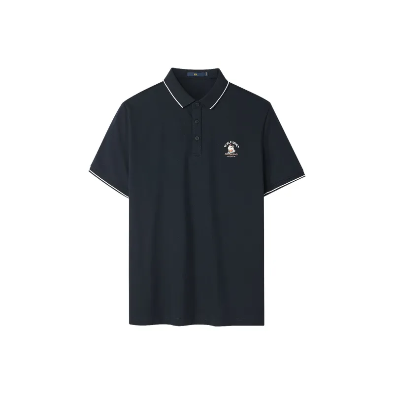 HLA Polo Shirt Men's Navy Blue K6-0