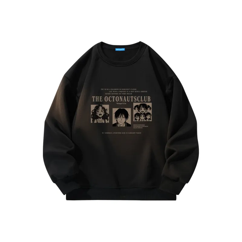 Small Columns Under The Sea Sweatshirt Unisex-6